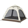 Палатка NATUREHIKE ANGO AUTOMATIC CNK2550WS010 малая, бежевая с коричневым 6927595785591